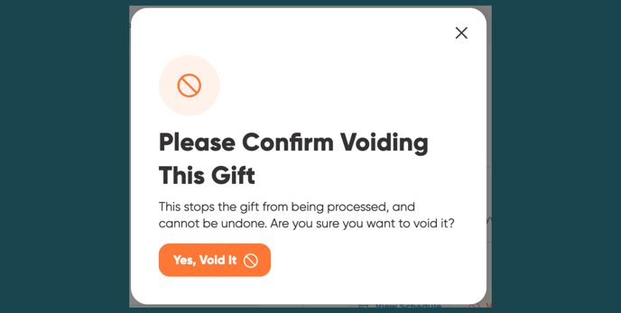 Void Confirmation